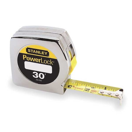 30 ft. PowerLock Classic Tape Measure by USA Stanley Measuring Tapes