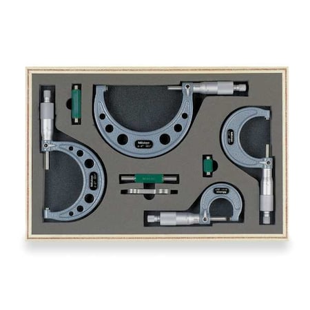Micrometer Set 0 4 In by USA Mitutoyo Micrometer Sets