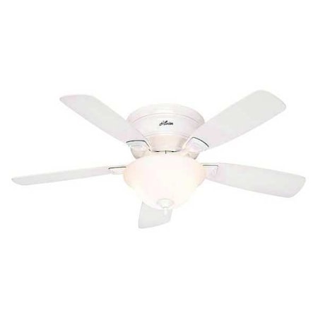 Low Profile Ceiling Fan 48" White by Hunter in US