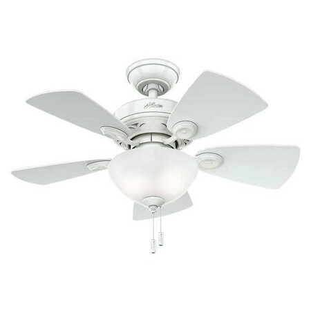 Watson Fan 34" White Bowl Light Kit by Hunter in US
