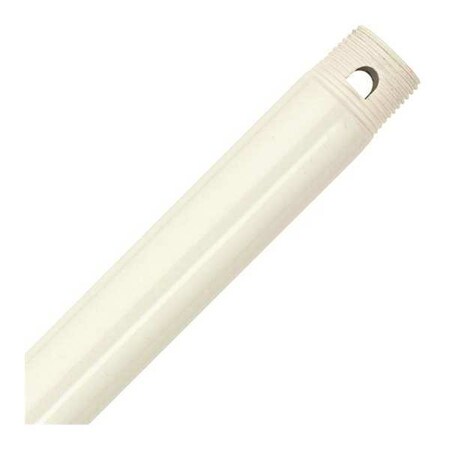 Extension Downrod 12" Satin White by Hunter in US