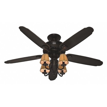 Cortland Fan 54" Basque 4 Light Kit by Hunter in US
