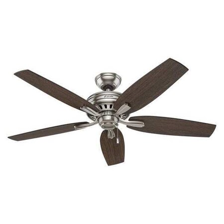 Newsome 52" Brushed Nickel No Light Kit by Hunter in US