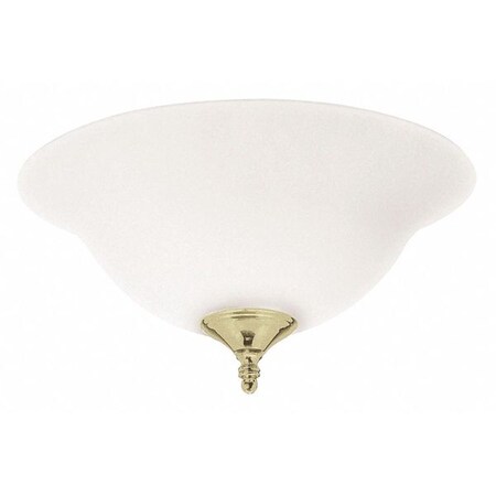 Dual Use Light Kit Frosted Antique Brass by Hunter in US