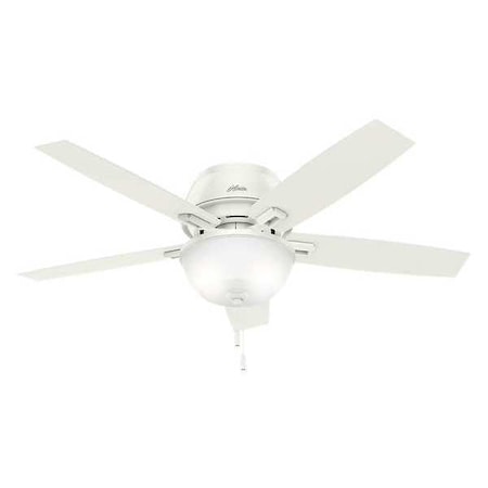 Donegan Ceiling Fan 52" White Light Kit by Hunter in US