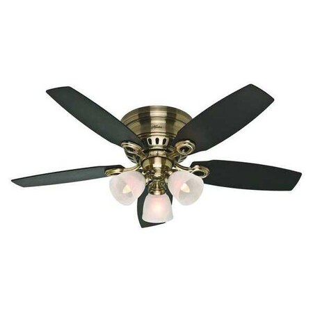 Hatherton Fan 46" Brass 3 Light Kit by Hunter in US