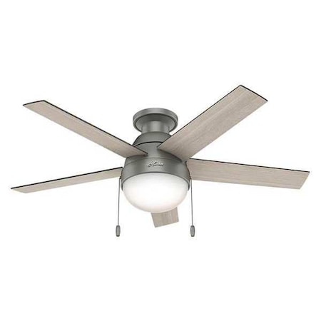 Anslee Fan 46" Matte Silver LP Kit by Hunter in US