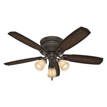 Ambrose Fan 52" Onyx Bengal 3 Light Kit by Hunter in US