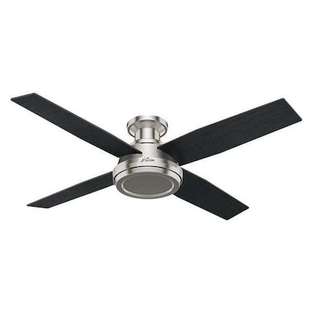 Dempsey Ceiling Fan 52" Brushed Nickel by Hunter in US