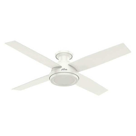 Dempsey Ceiling Fan 52" Fresh White LP by Hunter in US