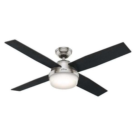 Dempsey Fan 52" Brush Nickel Light Kit by Hunter in US