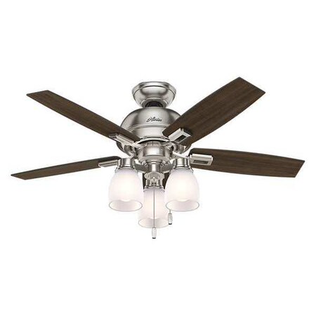 Ceiling Fan Light Kit 44" Brush Nickel by Hunter in US