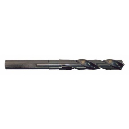 S&D Drill 1/2" Shank 3 Flats Black 17/32 by USA Cle Line Reduced Shank Drill Bits