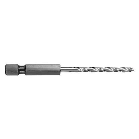 Hex Shank Drill 135 deg. Sp 7/64 Min. Qty 12 by USA Cle Line Hex Shank Drill Bits