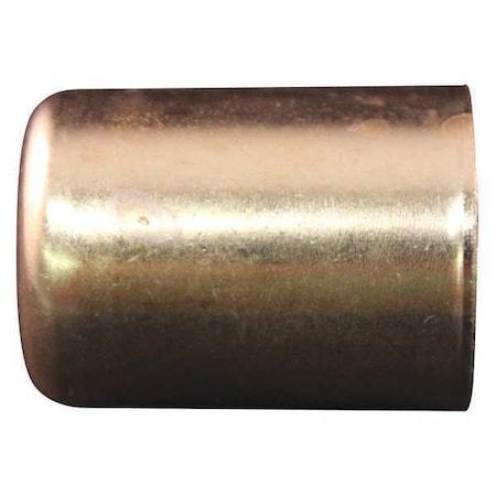Brass Hose Ferrule 11/16" OD PK100 by USA Milton Pneumatic Push On Hose Fittings