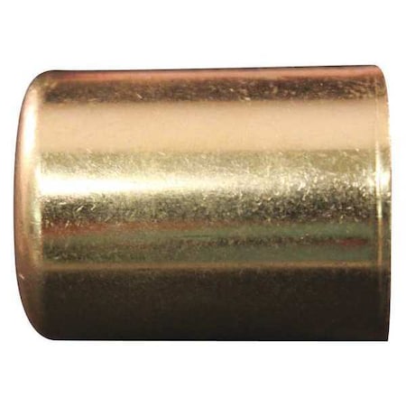 Brass Hose Ferrule 23/32" OD PK100 by USA Milton Pneumatic Push On Hose Fittings