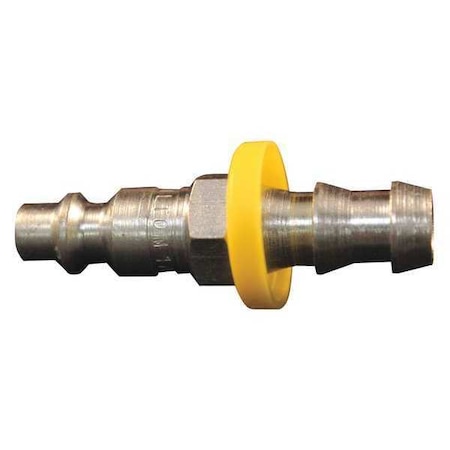 M Push Lock Plug 3/8"Hose Barb PK10 by USA Milton Pneumatic Push On Hose Fittings