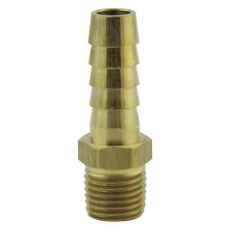 Hose End Fitting 1/4 MNPT x 3/8 ID PK10 by USA Milton Pneumatic Push On Hose Fittings