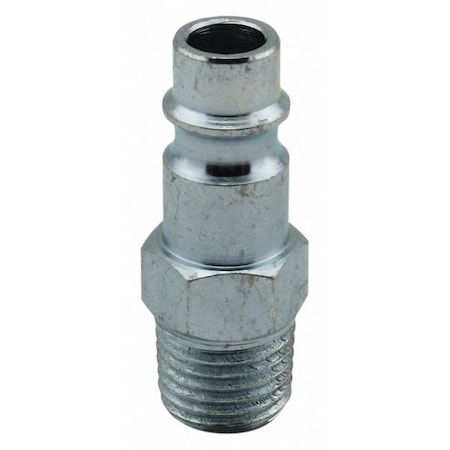V Style High Flow Plug 1/4" MNPT PK10 by USA Milton Pneumatic Hose Quick Connect Fittings