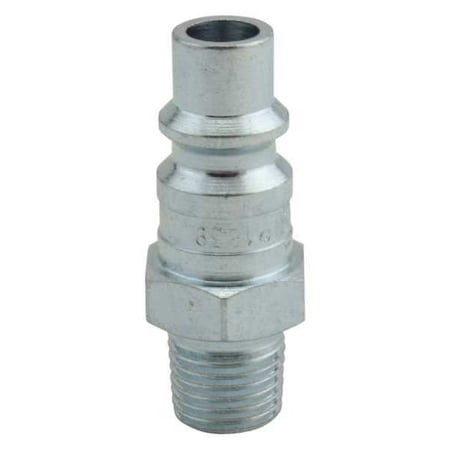 H Style Plug 1/4" MNPT PK10 by USA Milton Pneumatic Hose Quick Connect Fittings