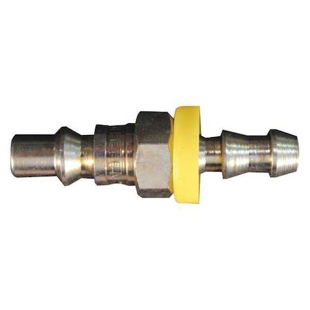 A Push Lock Plug 1/4"Hose Barb PK10 by USA Milton Pneumatic Push On Hose Fittings