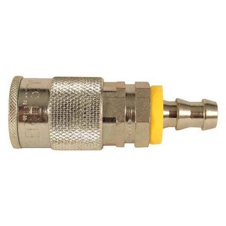 H Push Lock Coupler 3/8"HoseBarb PK5 by USA Milton Pneumatic Push On Hose Fittings