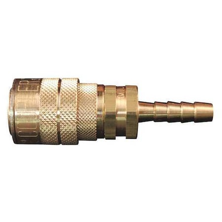 M Style Coupler 1/4" Hose Barb PK10 by USA Milton Pneumatic Hose Quick Connect Fittings
