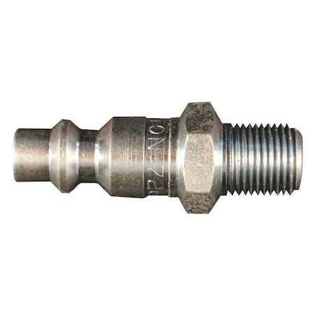 M Style Plug 1/8" MNPT PK10 by USA Milton Pneumatic Hose Quick Connect Fittings