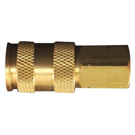 V Style High Flow Coupler 1/4" FNPT PK10 by USA Milton Pneumatic Hose Quick Connect Fittings