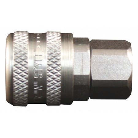 A Style Coupler 1/4" FNPT PK10 by USA Milton Pneumatic Hose Quick Connect Fittings