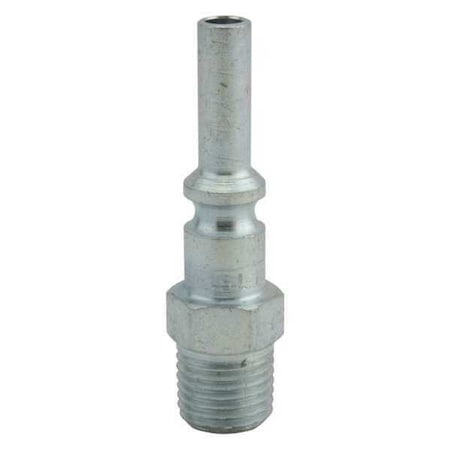 L Style Plug 1/4" MNPT PK10 by USA Milton Pneumatic Hose Quick Connect Fittings