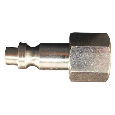 D Style Plug 1/4" FNPT PK10 by USA Milton Pneumatic Hose Quick Connect Fittings