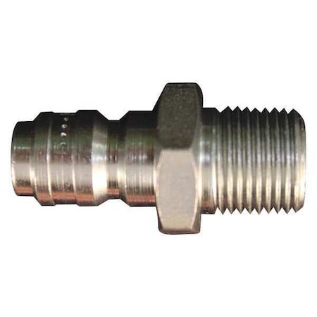 Straight Through Plug 1/4" MNPT PK10 by USA Milton Pneumatic Hose Quick Connect Fittings