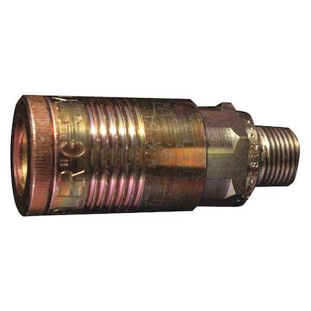 G Style Coupler 3/8" MNPT PK5 by USA Milton Pneumatic Hose Quick Connect Fittings