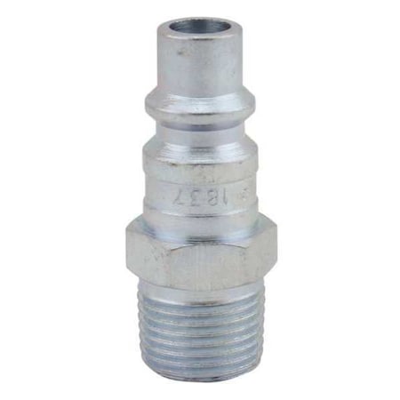 H Style Plug 3/8" MNPT PK10 by USA Milton Pneumatic Hose Quick Connect Fittings