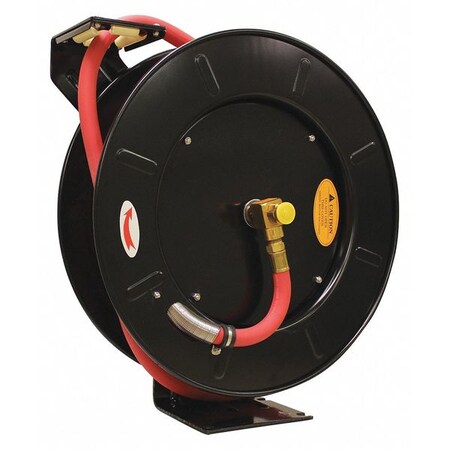 Self Retracting Hose Reel 50ft 3/8" ID by USA Milton Pneumatic Spring Return Hose Reels