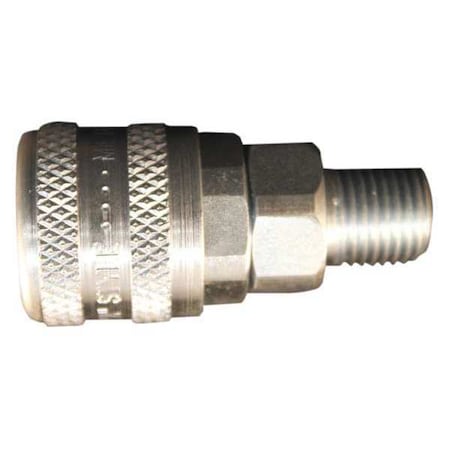 A Style Coupler 1/4" MNPT by USA Milton Pneumatic Hose Quick Connect Fittings