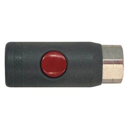 M Style Safety Coupler 1/4" MNPT by USA Milton Pneumatic Hose Quick Connect Fittings