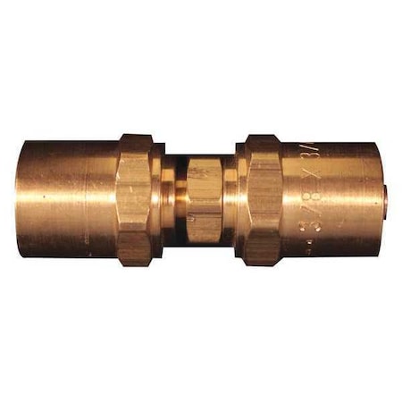 Reusable Brass Hose Mender 3/4" OD PK5 by USA Milton Pneumatic Push On Hose Fittings