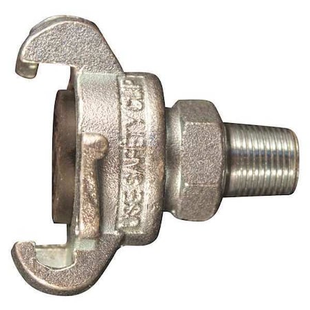 Twist Lock Univ Coupler 1/4"MNPT PK10 by USA Milton Pneumatic Hose Quick Connect Fittings