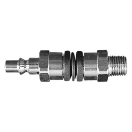 A Style Swivel Hose Fitting 1/4" MNPT by USA Milton Pneumatic Hose Quick Connect Fittings
