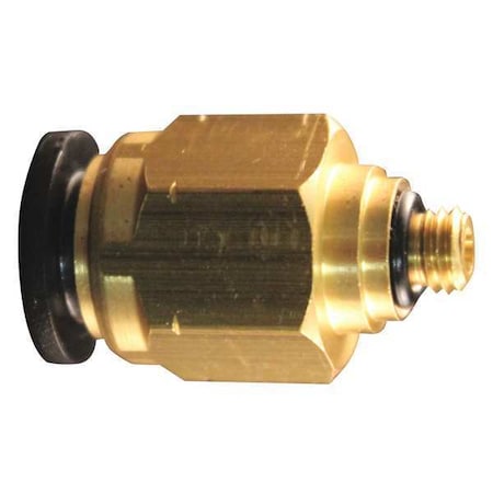 PTC Tube Fitting 10 32 NPT 1/4" OD PK10 by USA Milton Pneumatic Push On Hose Fittings