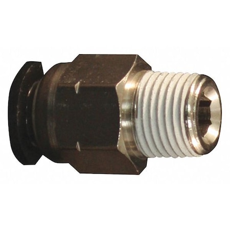 PTC Tube Fitting 3/8" MNPT 1/2" OD PK10 by USA Milton Pneumatic Push On Hose Fittings