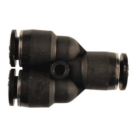 PTC Y Fitting 1/4" OD PK10 by USA Milton Pneumatic Push On Hose Fittings