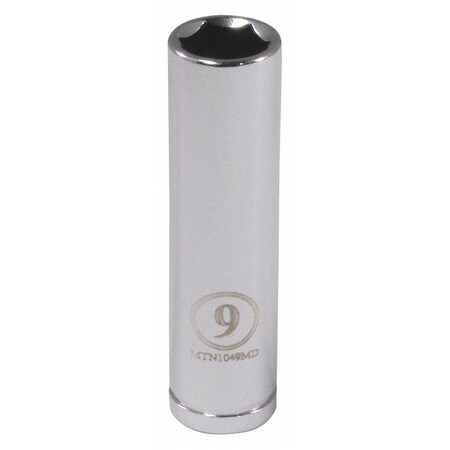 Deep Socket 1/4in D 9mm 6Pt by USA Mountain Sockets