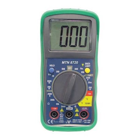 Digital Multimeter W/Built In Temp by USA Mountain Sockets