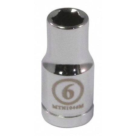 Socket 1/4in D 6mm 6Pt by USA Mountain Sockets