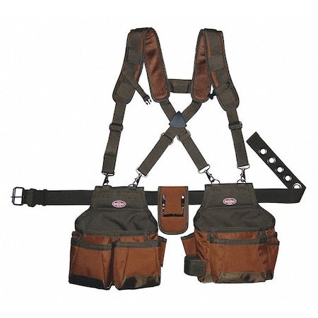 Air Lift Suspension Rig 12 Pocket by USA Bucket Boss Tool & Work Belts Aprons & Suspenders
