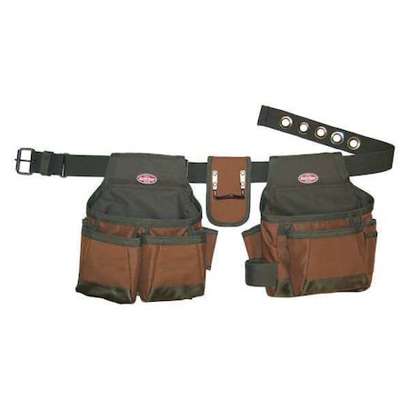 Builders Rig 12 Pocket by USA Bucket Boss Tool & Work Belts Aprons & Suspenders