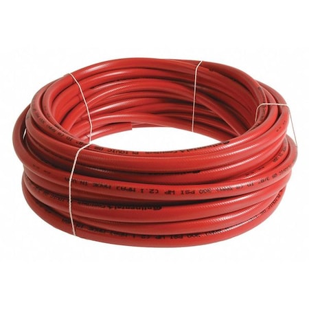 1/2" ID x 25 ft. PVC Air Hose 300 PSI RD by USA Pliovic Air Compressor Discharge & Suction Hoses